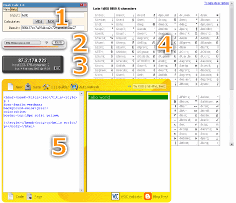 I widget di Opera - Strumenti per progettisti del web