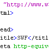 XHTML per inserire un file.swf Flash fluido con codice corretto in una pagina web