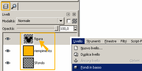 Fondo i due livelli