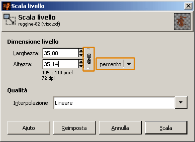 Scalo la macchia di ruggine